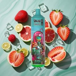 Uwin Tornado 35K Music Dispozabil 35000 de fumuri Căpșuni Zmeură Cireșă Gheață