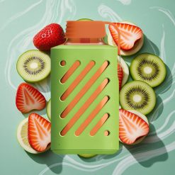 VOZOL GEAR 10000 Capsă Unică de Pufuri cu Aromă de Căpșuni-Kiwi și 20 ml Lichid