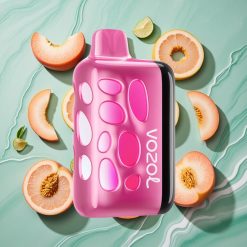 VOZOL RAVE 40000 Piersică Gheață Încărcare 80% în 20 Min