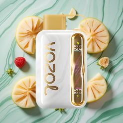 VOZOL STAR 40000 Pufuri Dispozabil Pufuri Capsuni Albe cu Zmeură Port Type-C