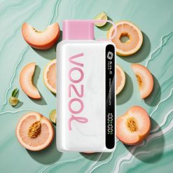 VOZOL STAR 9000/12000 Pufuri Dispozabil Gheață de Piersică Încărcare 30% Mai Rapidă