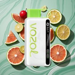 VOZOL STAR 9000/12000 Vape de Unică Folosință Cireșă Lime cu Încărcare cu 30% Mai Rapidă