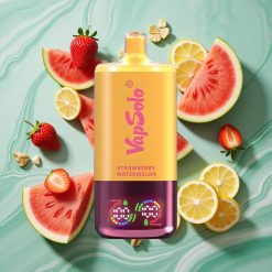 VapSolo Triple 30000 Pufuri Capsa Dispozabilă Căpșuni Pepene Galben & piersică