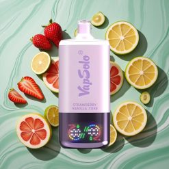VapSolo Triple 30000 Pufuri Capsula de Pufuri Dispozabilă Căpșuni Vanilie Coca 40ml