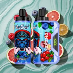 VapSolo VIKING 12000 Pufuri Afine Cireșe Coacăze Afumate cu Port Type-C