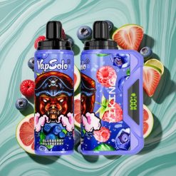 VapSolo VIKING 12000 Pufuri Vape Dispozabil Afine Zmeură cu Port de Încărcare Type-C