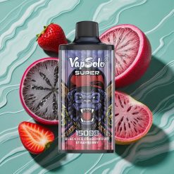 Vapsolo Super 15000 Pufuri Dragonfruit Căpșuni Gheață Neagră Dispozabil 40ml