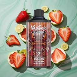 Vapsolo Super 15000 Pufuri Vape Capsa Capsuni Vanilie Cola