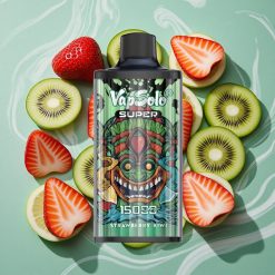 Vapsolo Super 15000 Pufuri Vape Capsuni Kiwi Rezistenta Nicotină 20/50mg/ml