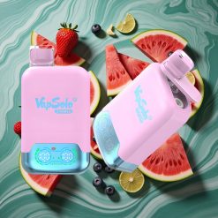 Vapsolo Twins 20000 Pufuri Dragon Fruit Căpșuni & Zmeură Pepene Verde Gheață Neagră Port Type-C